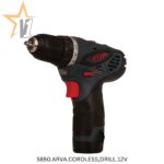 دریل پیچ گوشتی شارژی ۱۲ ولت آروا مدل ۵۸۵۰